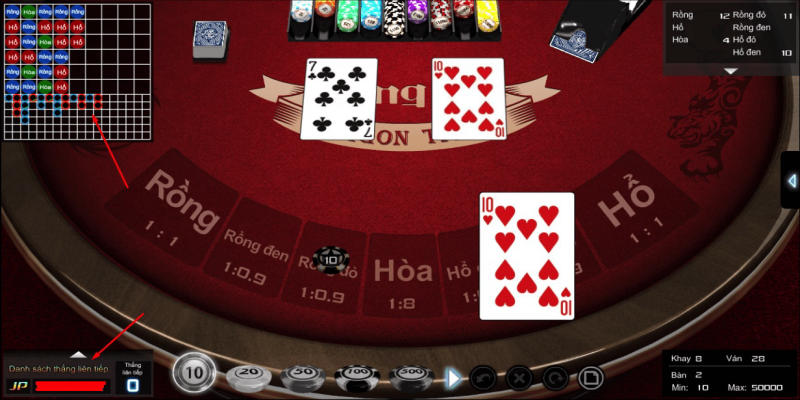 Trước khi bắt đầu cược ván mới, hãy xem xét và phân tích kỹ lịch sử chơi.